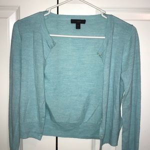 Light Blue Cotton Cardigan